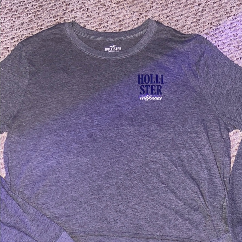 hollister cropped long sleeve